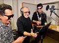 Rabanes afinando sus ultimos detalles para su próximo disco con Emilio Estefan