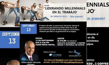 /vidasocial/taller-liderando-millennials-en-el-trabajo-el-13-de-septiembre/61178.html