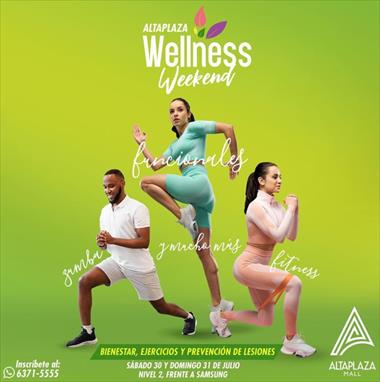 Dos días para activarse en el Wellness Weekend de AltaPlaza Mall