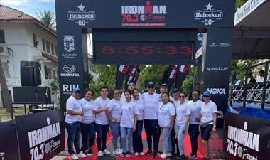 Hospital Paitilla acompañó a los atletas participantes en el Ironman 70.3 Panamá