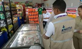 Inspeccionan contenedor con alimentos no declarados y sin permiso sanitario