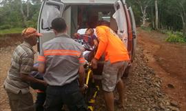 Rescatan con vida a dos mujeres que fueron arrastradas por la corriente del Rio San Lorenzo