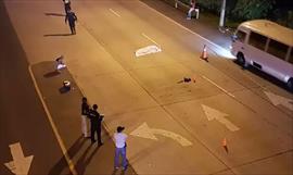 Muere al ser atropellado en la autopista Panam-Coln