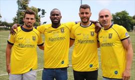 Luis 'Manotas' Meja fue clave para su equipo el Nacional en Uruguay