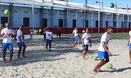 La Seleccin Panamea de Ftbol Playa tuvo su penltimo entrenamiento