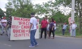 Manifestantes de La Espigadilla no soportan ms esta situacin