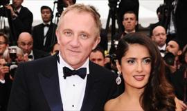 Salma Hayek coment una divertida escena de celos que tuvo con su esposo