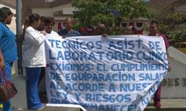 Sindicatos de la construcciones en huelga