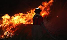 Incendi en La Locera deja una persona herida