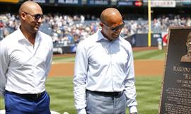 Derek Jeter y Larry Walker al saln de la fama del bisbol