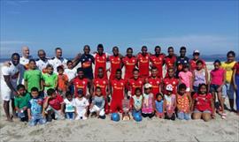 La Seleccin Panamea de Ftbol Playa tuvo su penltimo entrenamiento