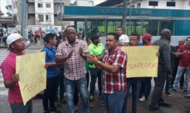 La gente de Pacora sali a protestar exigiendo el suministro de agua potable