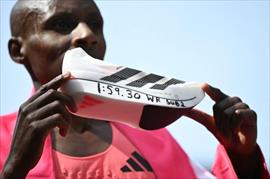 Los atletas de adidas, Peres Jepchirchir y Albert Korir, han ganado hoy la 50.� edici�n de la TCS New York City Marathon.