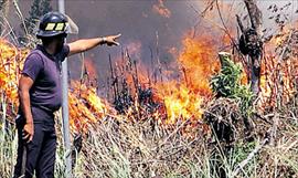 Se incendia el vertedero de Macaracas