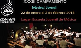 Participa en las audiciones para el Campamento Musical Juvenil 2019