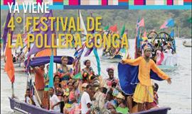 'IV Festival de la Pollera Conga' el 14 de abril