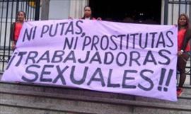 Las trabajadoras sexuales estan exigiendo respeto a sus derechos