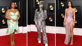 Las mejores vestidas en la alfombra roja de los Grammy 2017