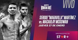 El regreso de ‘El Alacrán’ Berchelt y Flores vs. Maidana por el título, en el boxeo de ESPN KNOCKOUT