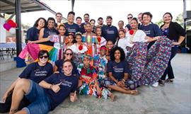 Voluntarios de Grupo Telefnica dedican sus vacaciones a proyectos sociales