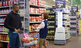 Walmart emplea robots para trabajar en sus tiendas