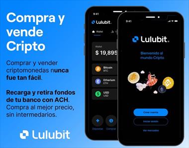 Lulubit: una práctica aplicación para comprar y vender criptomonedas llega a Panamá